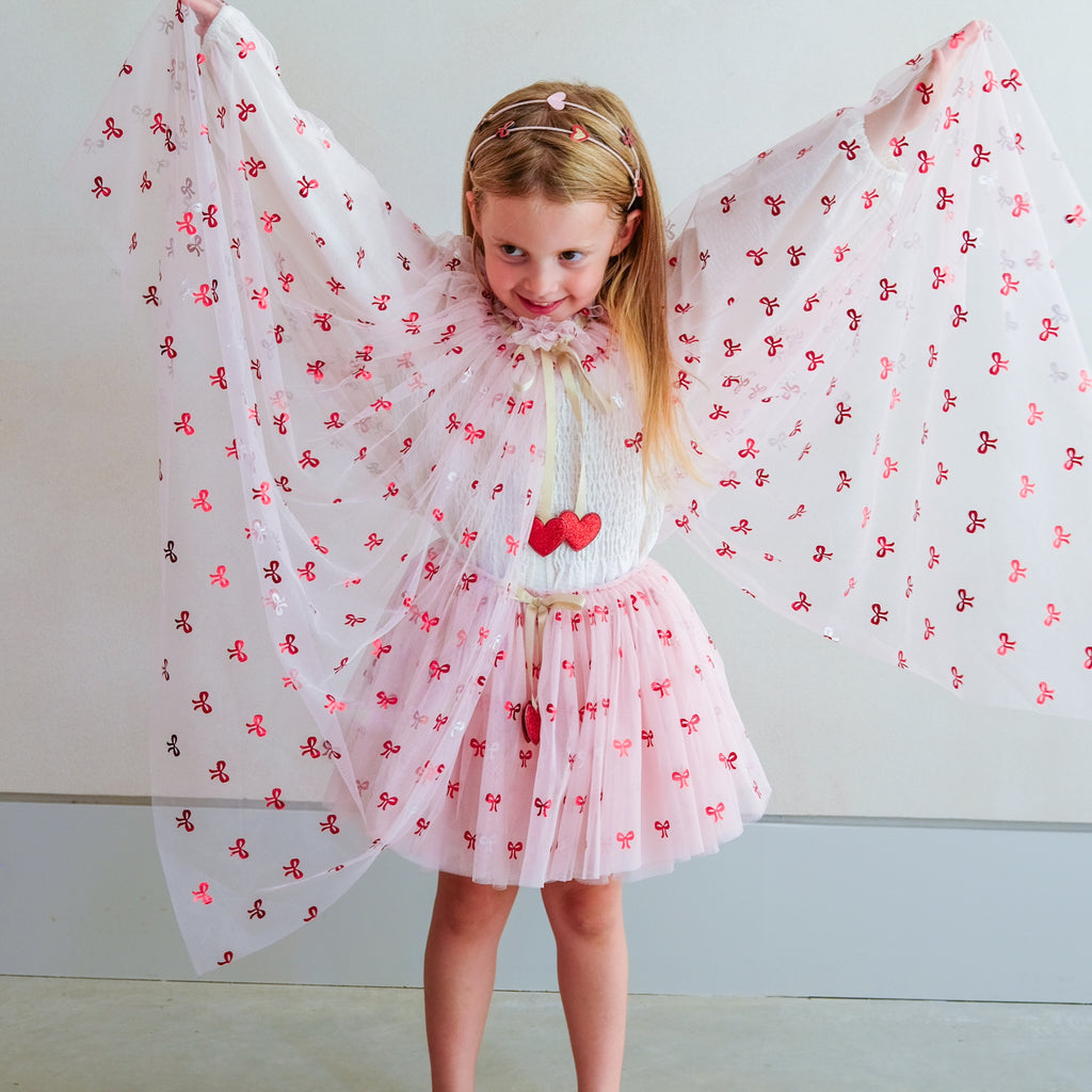 CUTESY BOW PRINT TUTU