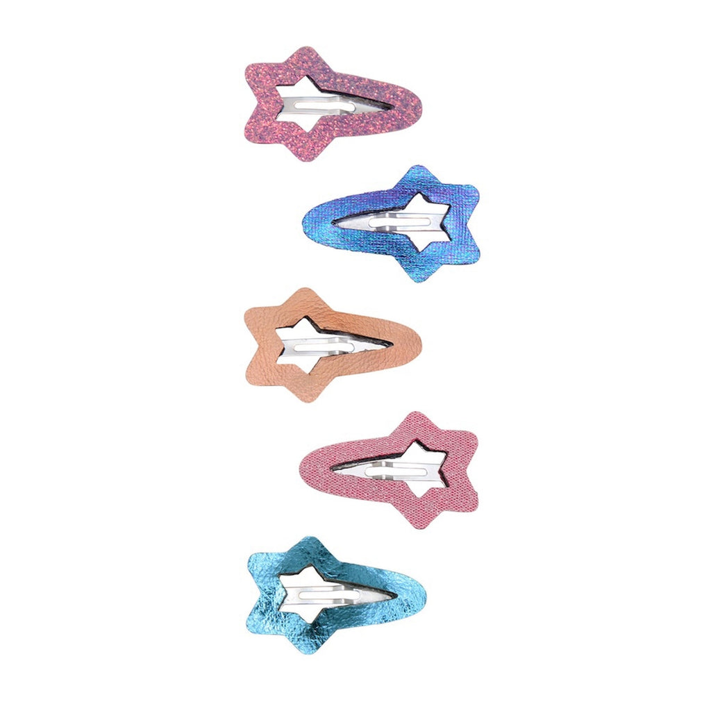 CUT OUT STAR MINI HAIR CLIPS