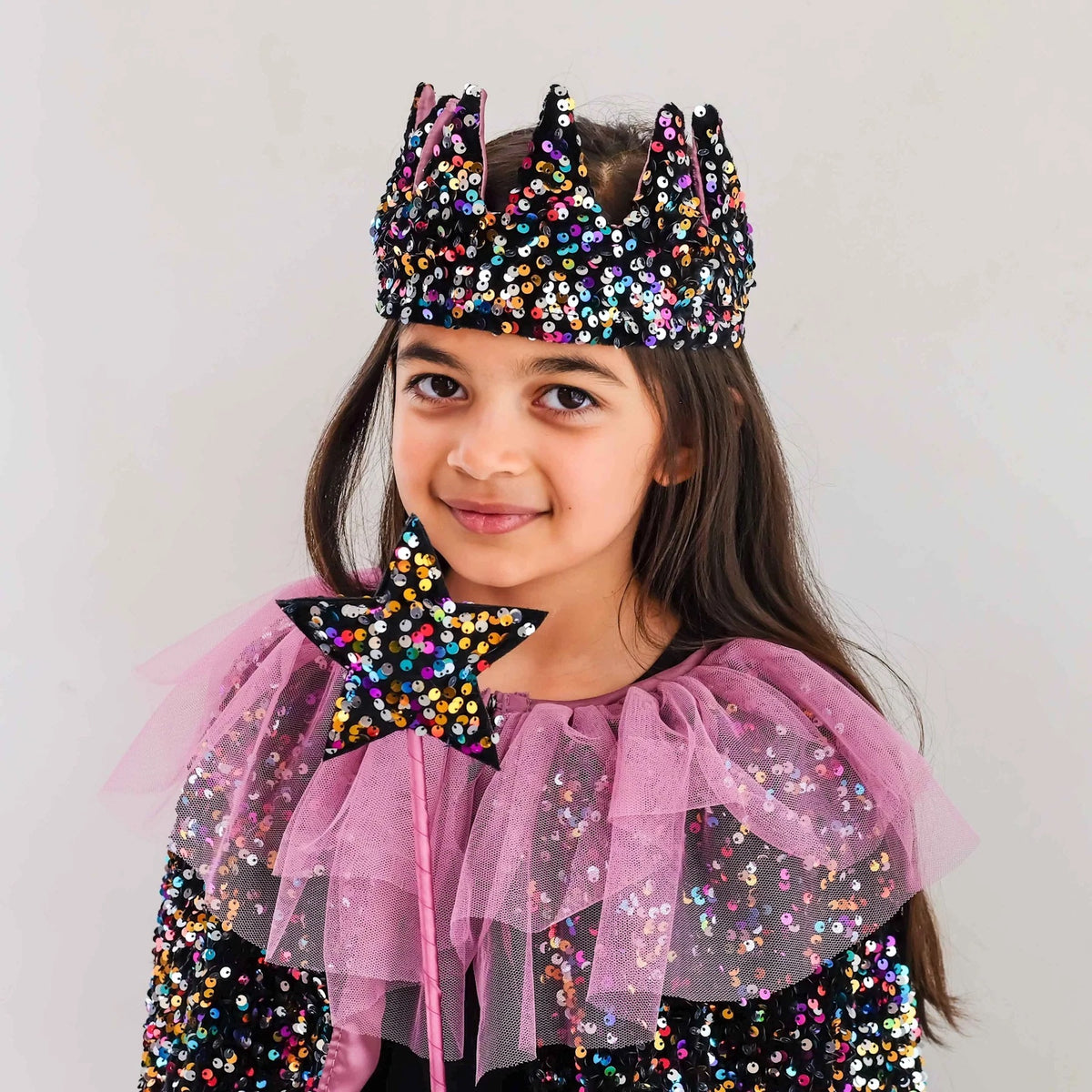 DAZZLE SEQUIN CROWN