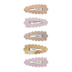 DREAMWISH SCALLOPED MINI HAIR CLIPS