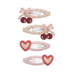 FANCY CHERRIES HAIR CLIPS