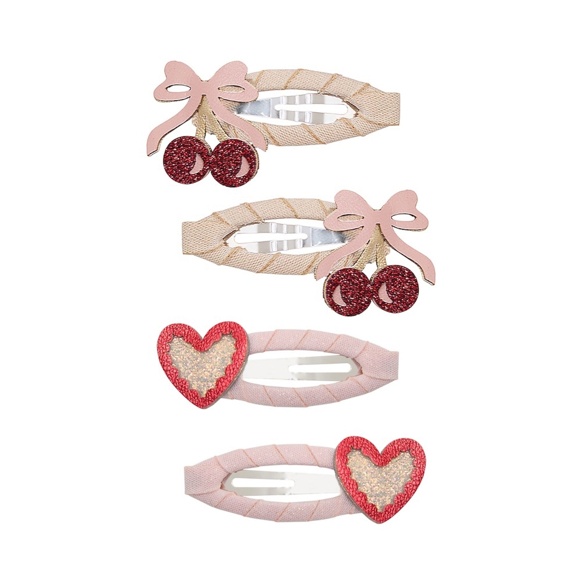 FANCY CHERRIES HAIR CLIPS