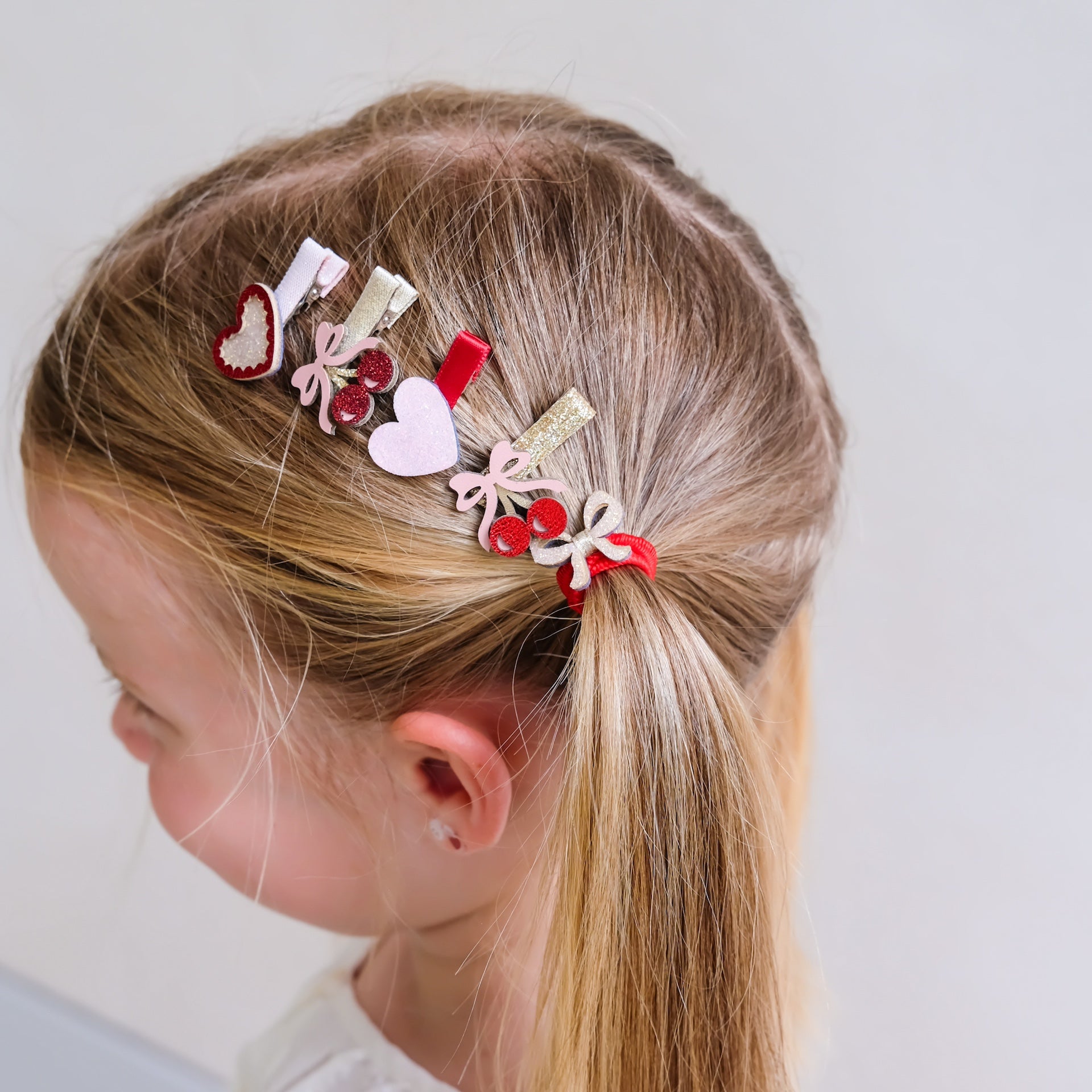 FANCY CHERRIES SALON HAIR CLIPS