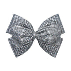 GIANT DISCO BALL BOW HAIR CLIP