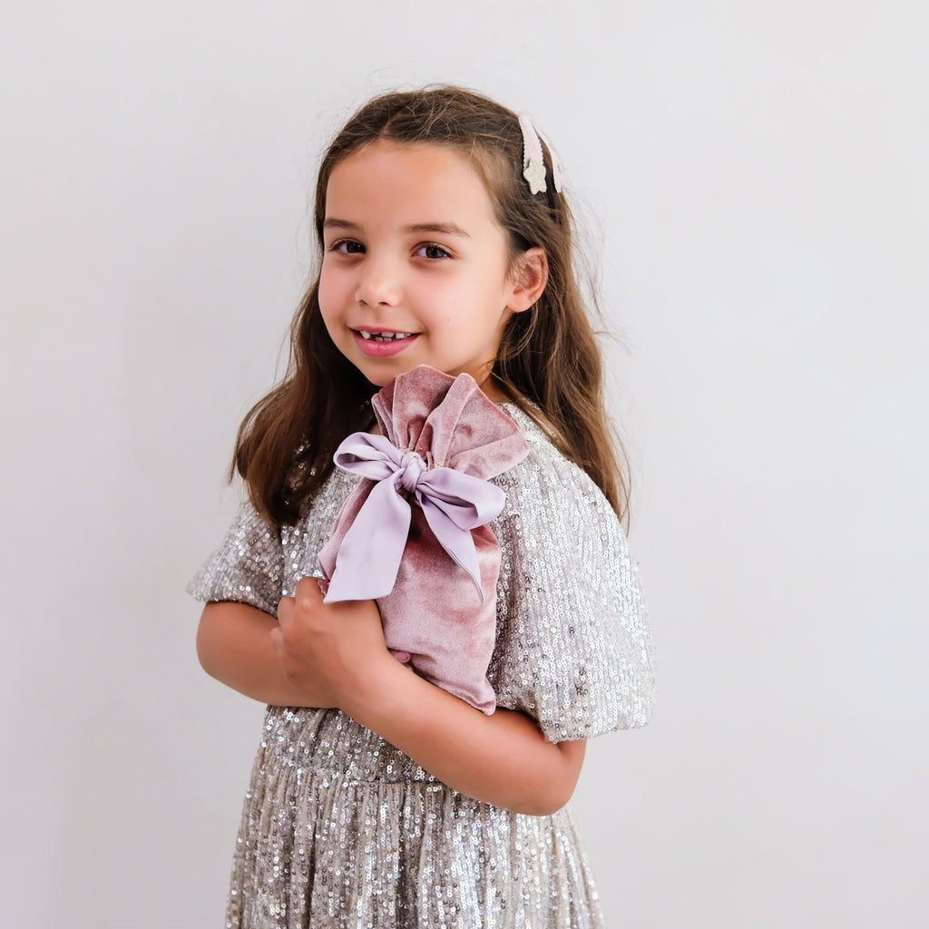 HAIR ACCESSORIES GIFT POUCH - PINK