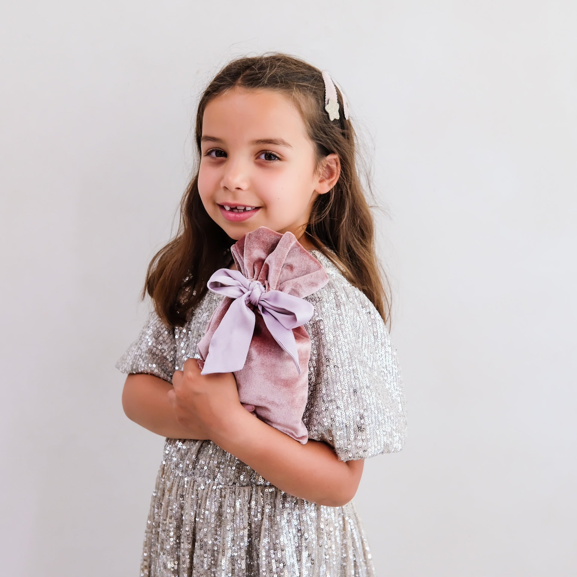 HAIR ACCESSORIES GIFT POUCH - PINK