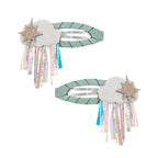 RAINY CLOUD HAIR CLIPS