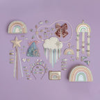 RAINY CLOUD HAIR CLIPS