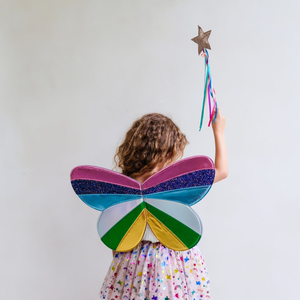RAINBOW STRIPE WINGS