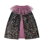 RUFFLE DAZZLE SEQUIN CAPE