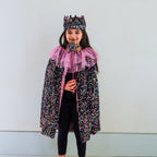 RUFFLE DAZZLE SEQUIN CAPE