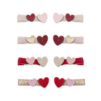 TEENY WEENY HEART SALON HAIR CLIPS
