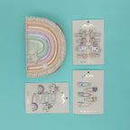 UNICORN AND RAINBOW HAIR CLIPS