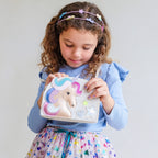 VELVET UNICORN BAG