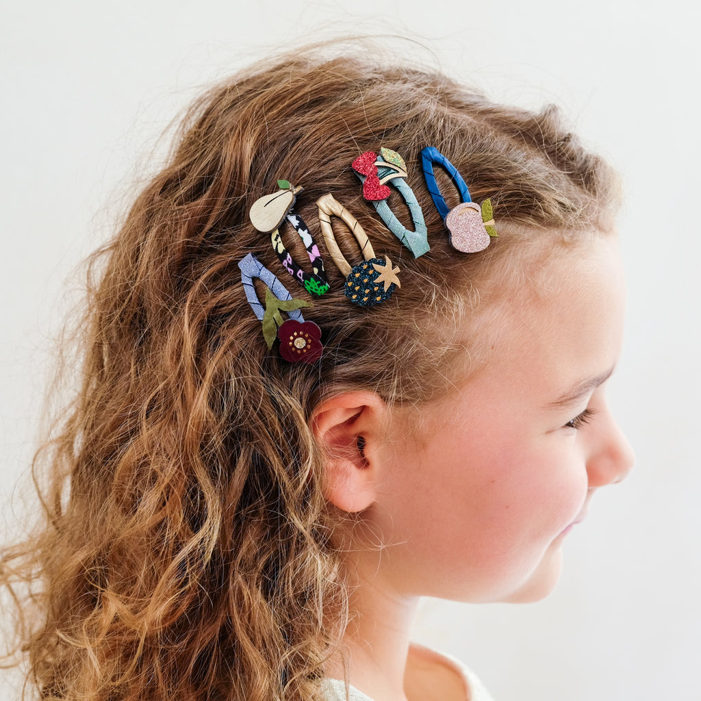 WINTER FRUITS MINI HAIR CLIPS