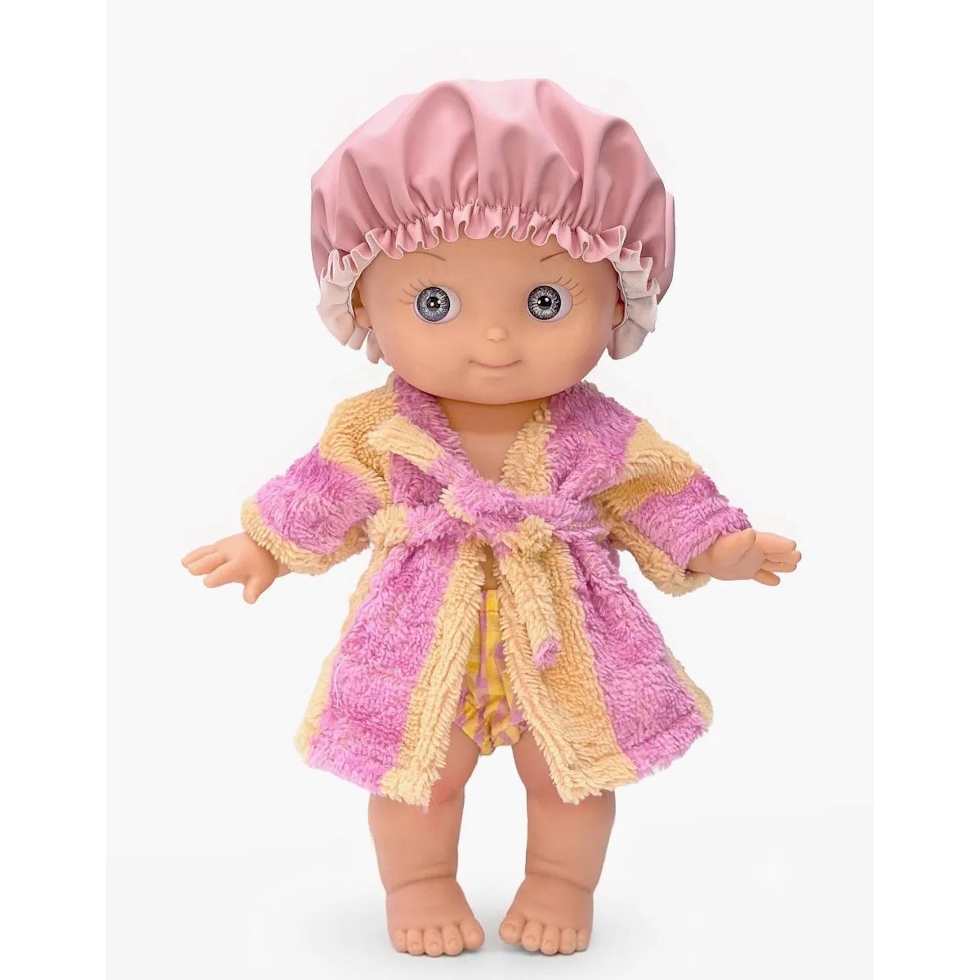 ALICE AT HOME DOLL - PINK STRIPE BATH SET