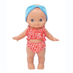 ALICE AT THE BEACH DOLL - CORAL GINGHAM