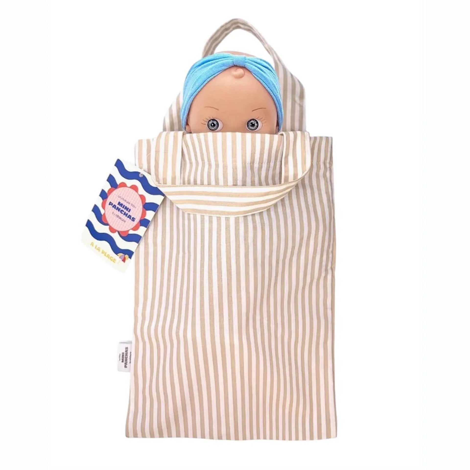 ALICE AT THE BEACH DOLL - CORAL GINGHAM