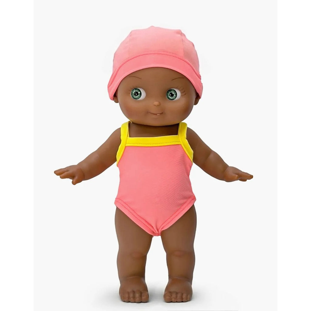 PRUNELLE AT GYM DOLL - CORAL SWIM OUTFIT