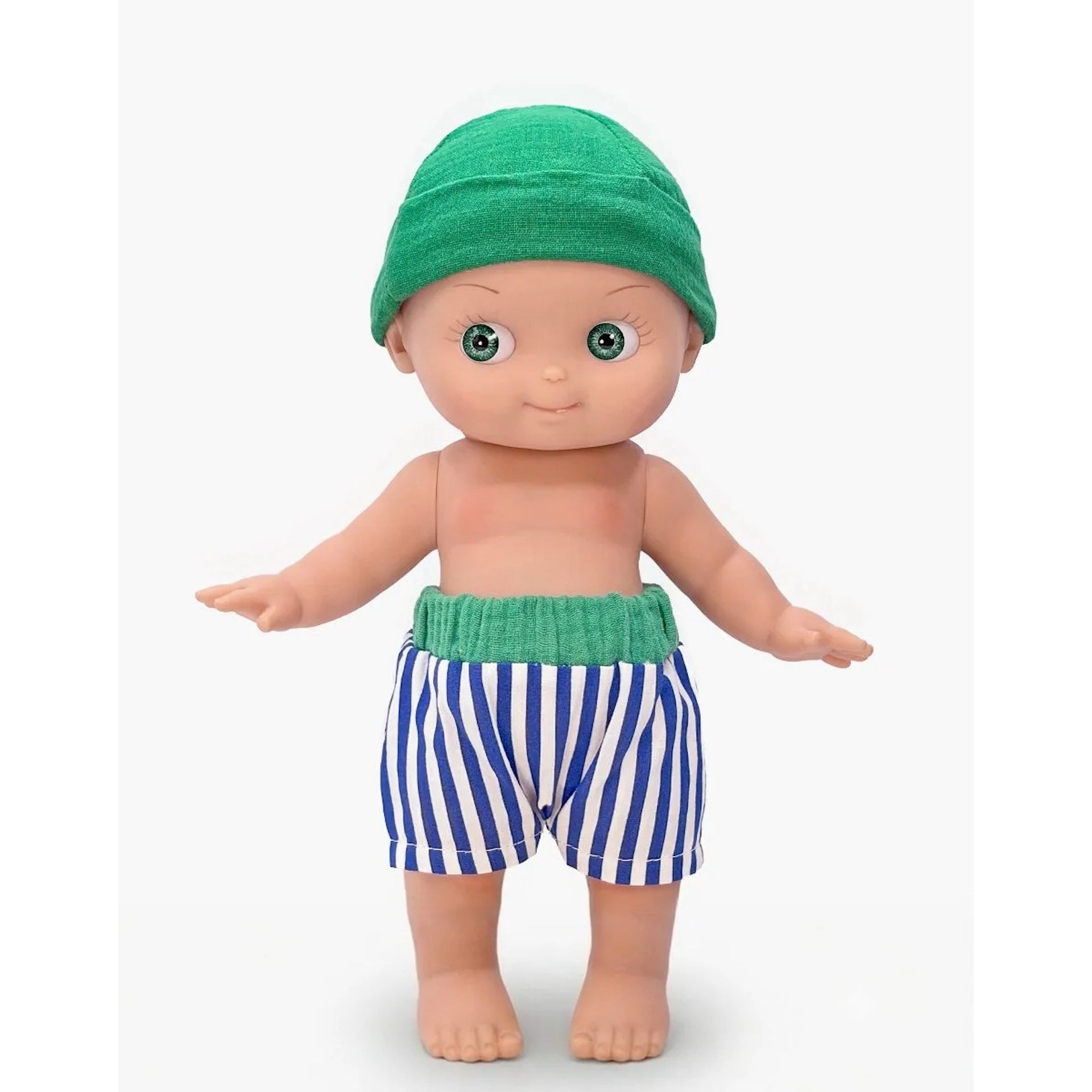 ZEBULON AT THE BEACH DOLL - BLUE STRIPE