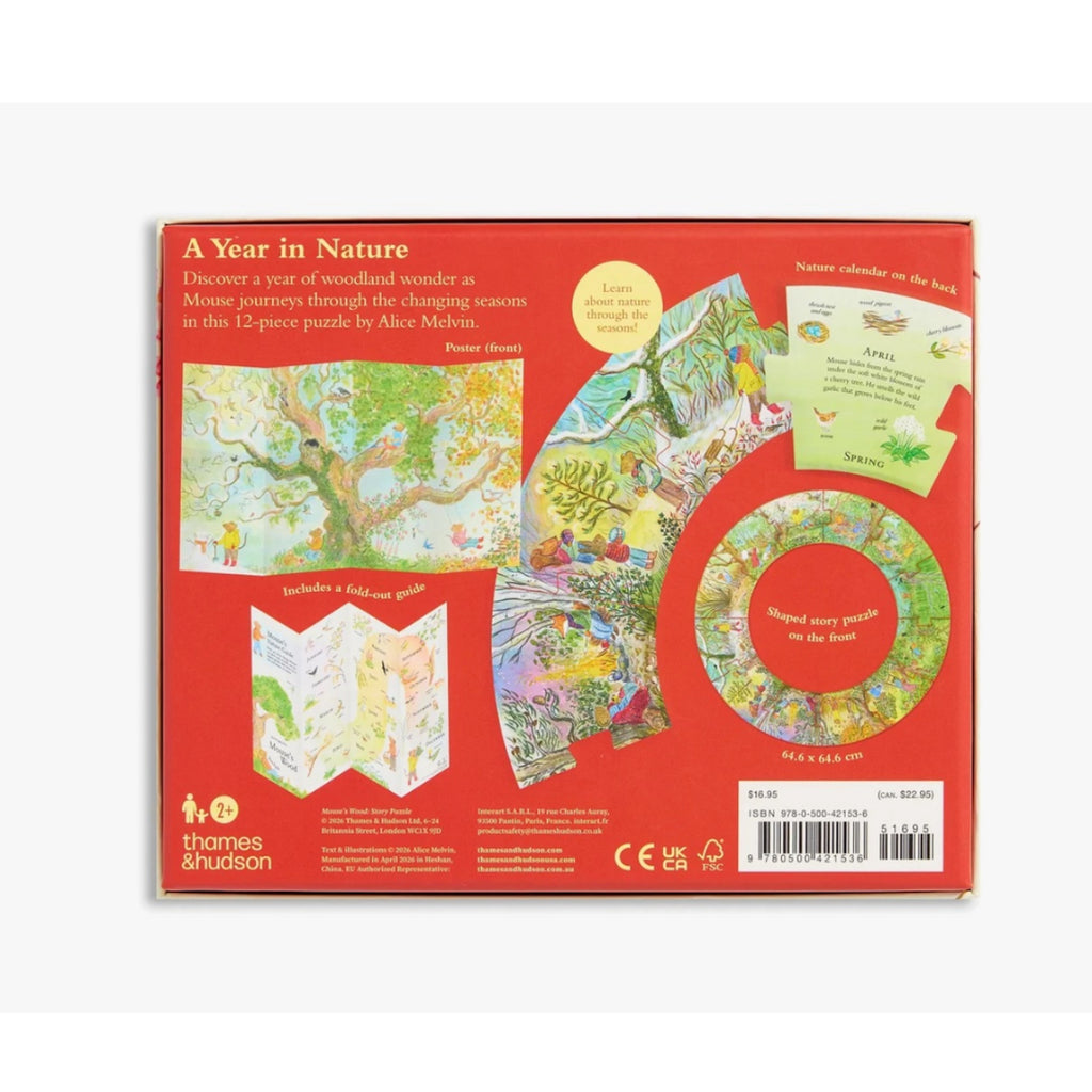 MOUSE'S WOOD STORY PUZZLE (12 PIECES)
