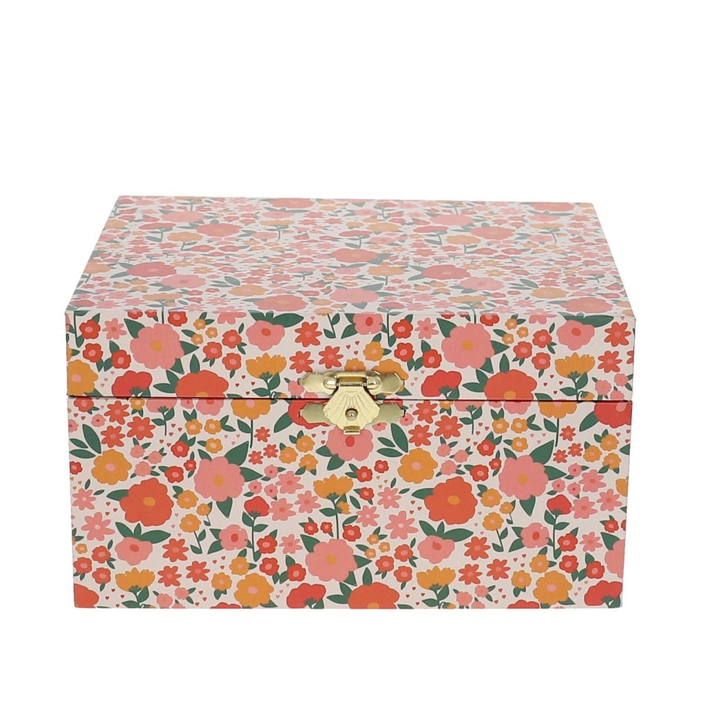 MUSICAL JEWELLERY BOX - BLUEBERRY FLORAL