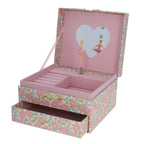 MUSICAL JEWELLERY BOX - PINK FLORAL