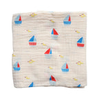 MUSLIN SWADDLE BLANKET - LITTLE SAILOR