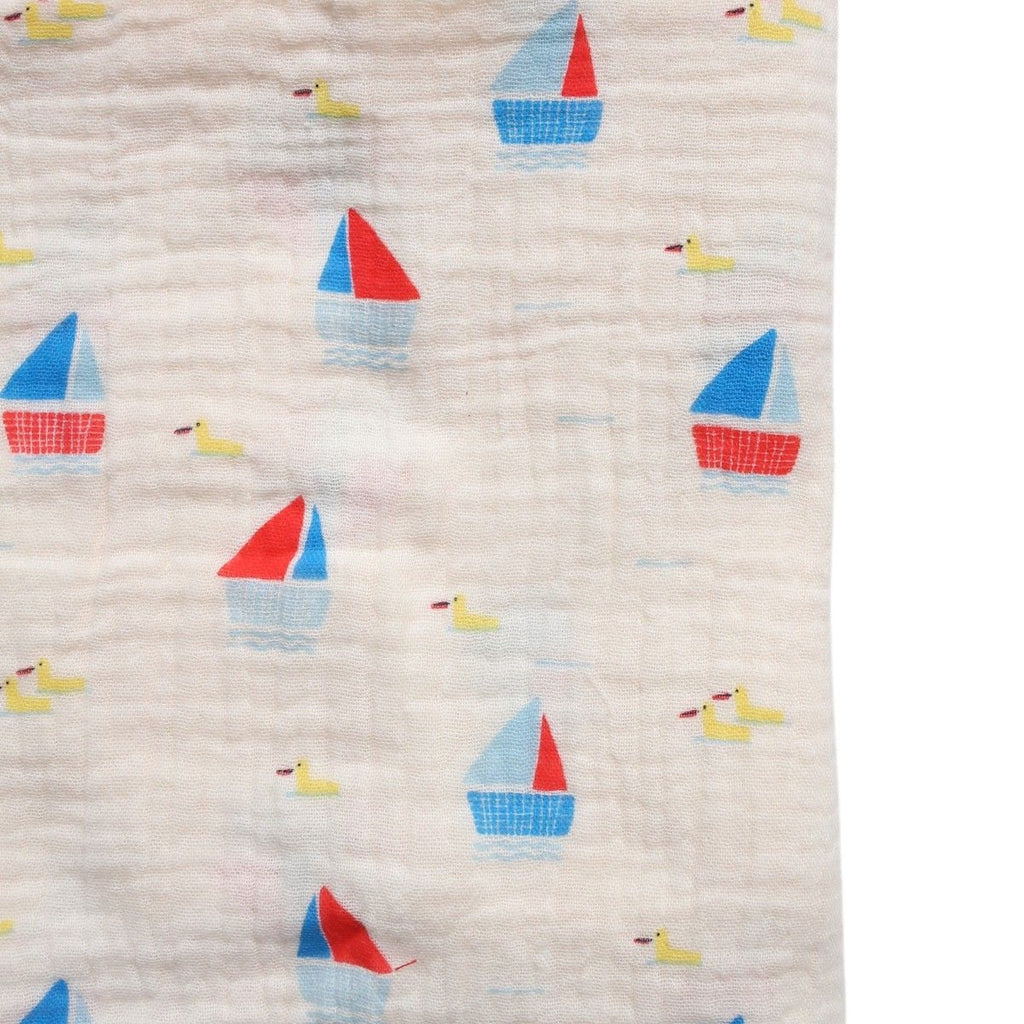 MUSLIN SWADDLE BLANKET - LITTLE SAILOR