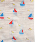 MUSLIN SWADDLE BLANKET - LITTLE SAILOR