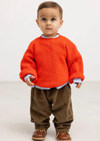 TORIN B KNIT SWEATER - GRAPEFRUIT