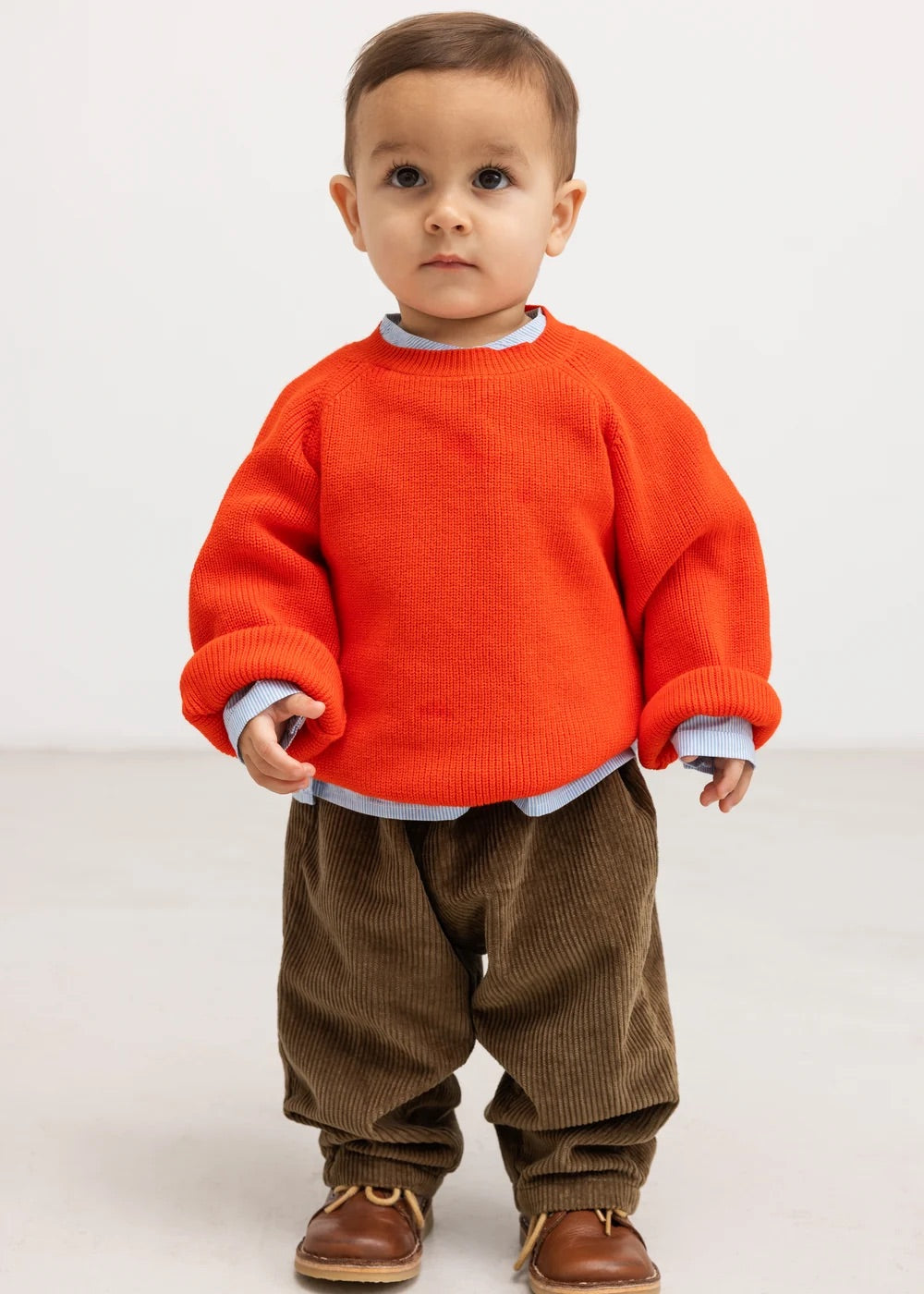 TORIN B KNIT SWEATER - GRAPEFRUIT