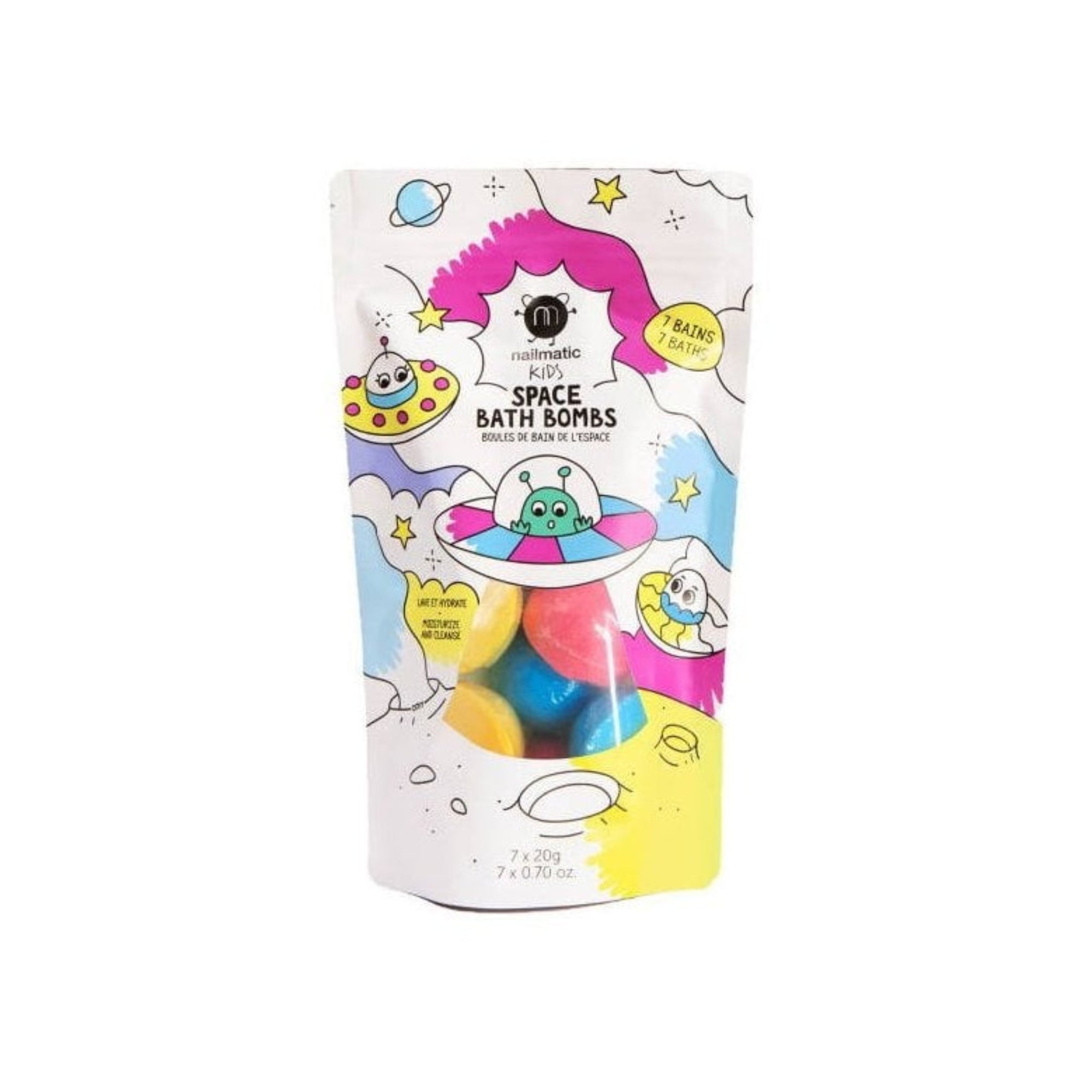 BATH BOMB SET OF  7 - SPACE