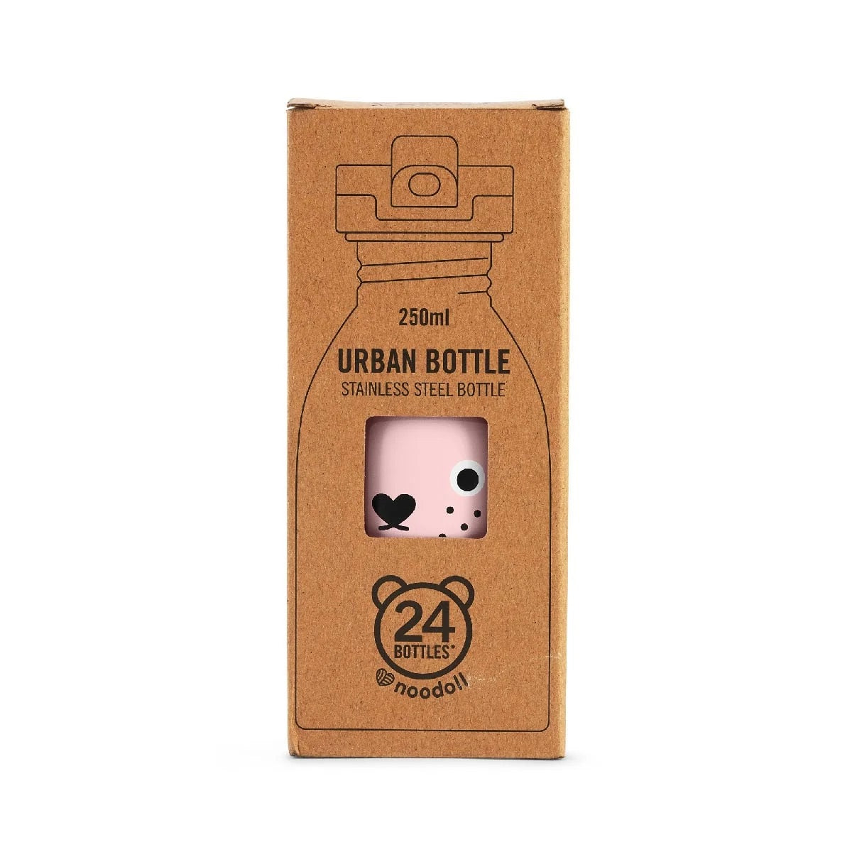 RICECARROT WATER BOTTLE 250ml - PINK