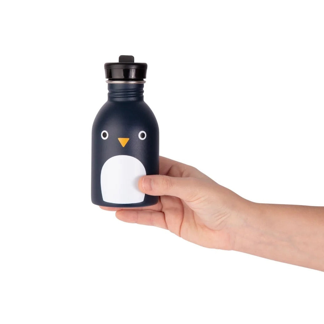 RICEPENGUIN WATER BOTTLE 250ml - NAVY