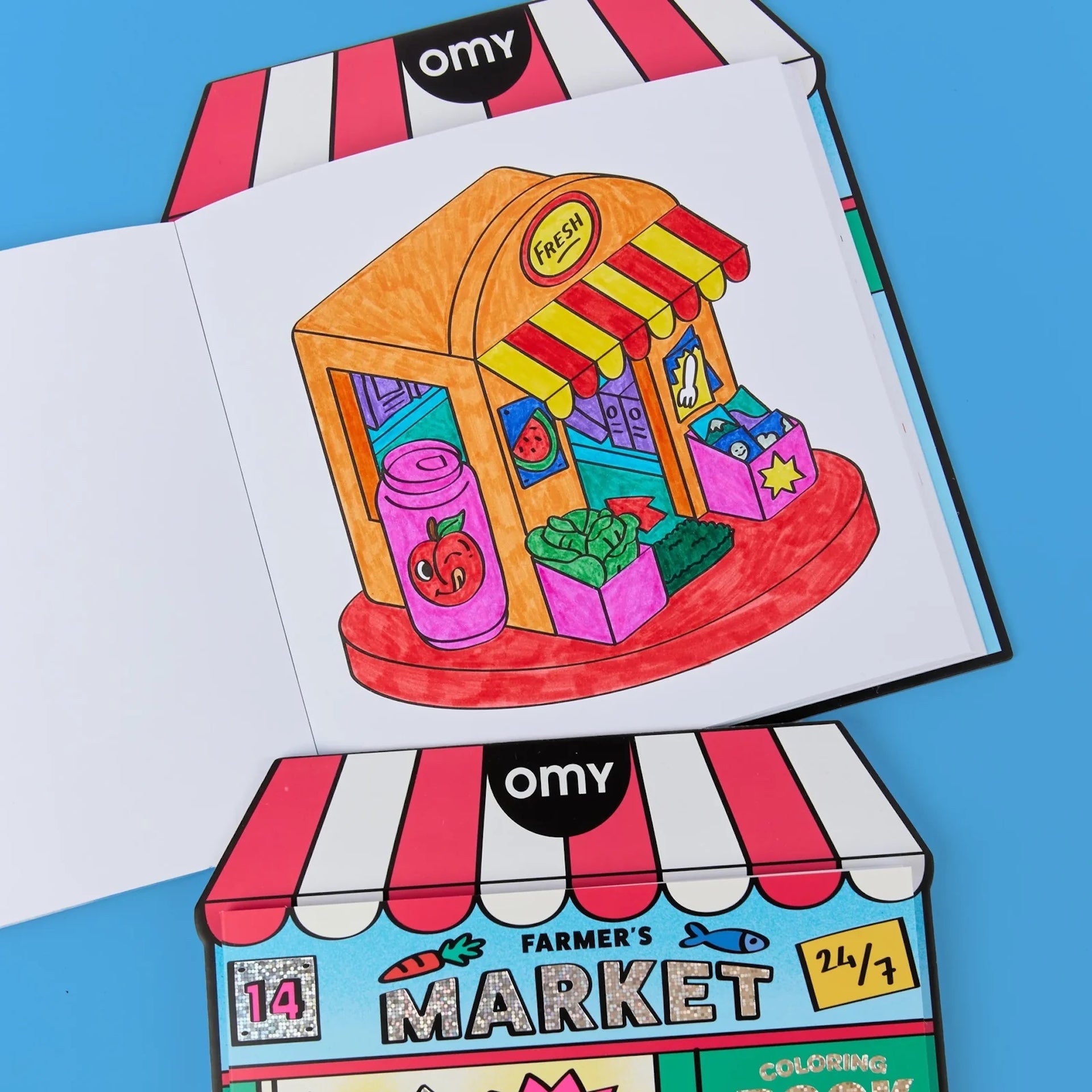COLOURING AND STICKER BOOK