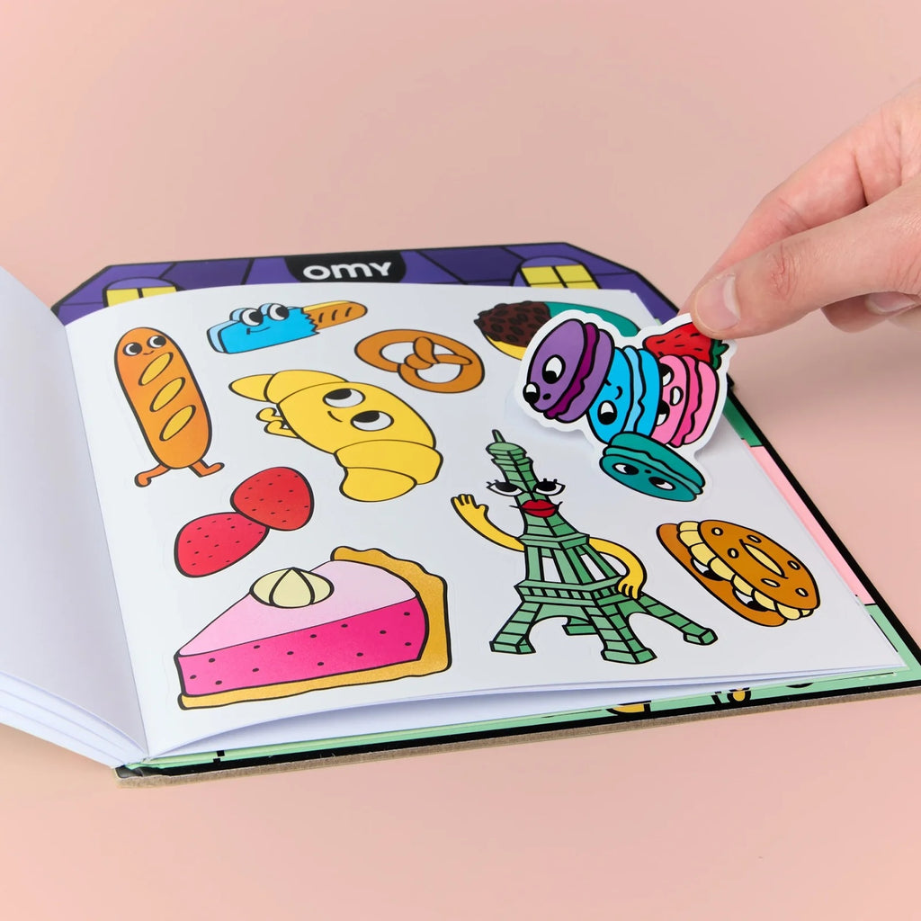 COLOURING AND STICKER BOOK