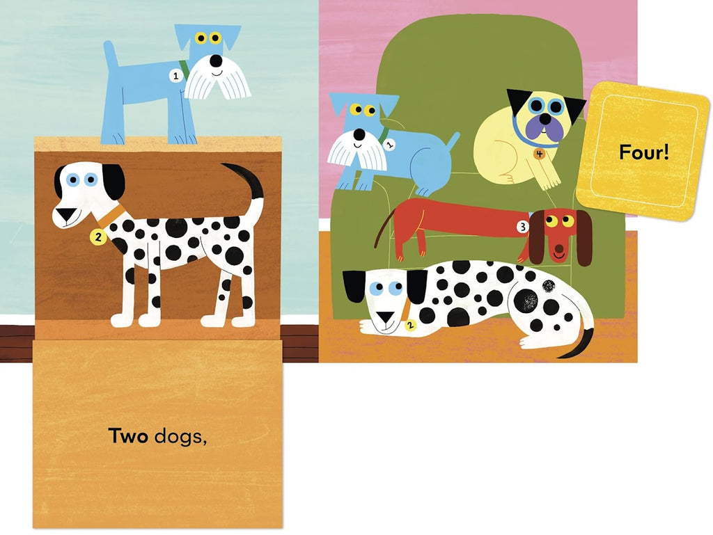 ONE DOG, TWO DOGS LIFT THE FLAP BOOK (0-3 YEARS)