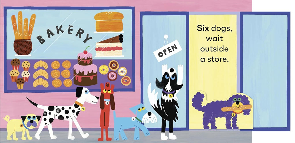 ONE DOG, TWO DOGS LIFT THE FLAP BOOK (0-3 YEARS)