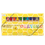 BRILLIANT BEE CRAYONS - SET OF 12 (3 YEARS+)