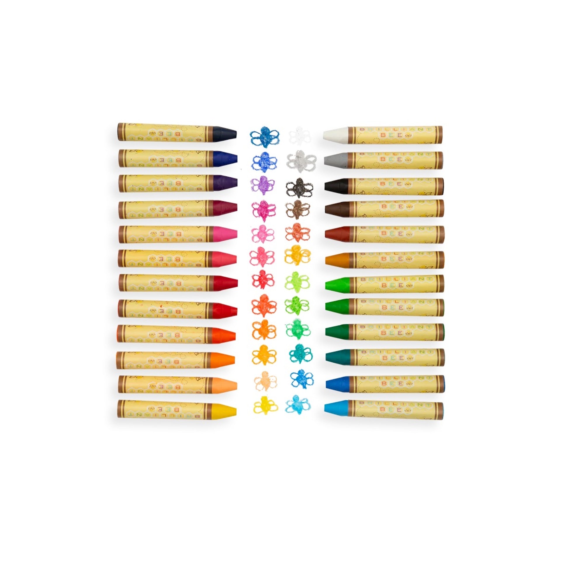 BRILLIANT BEE CRAYONS - SET OF 24 (3 YEARS+)