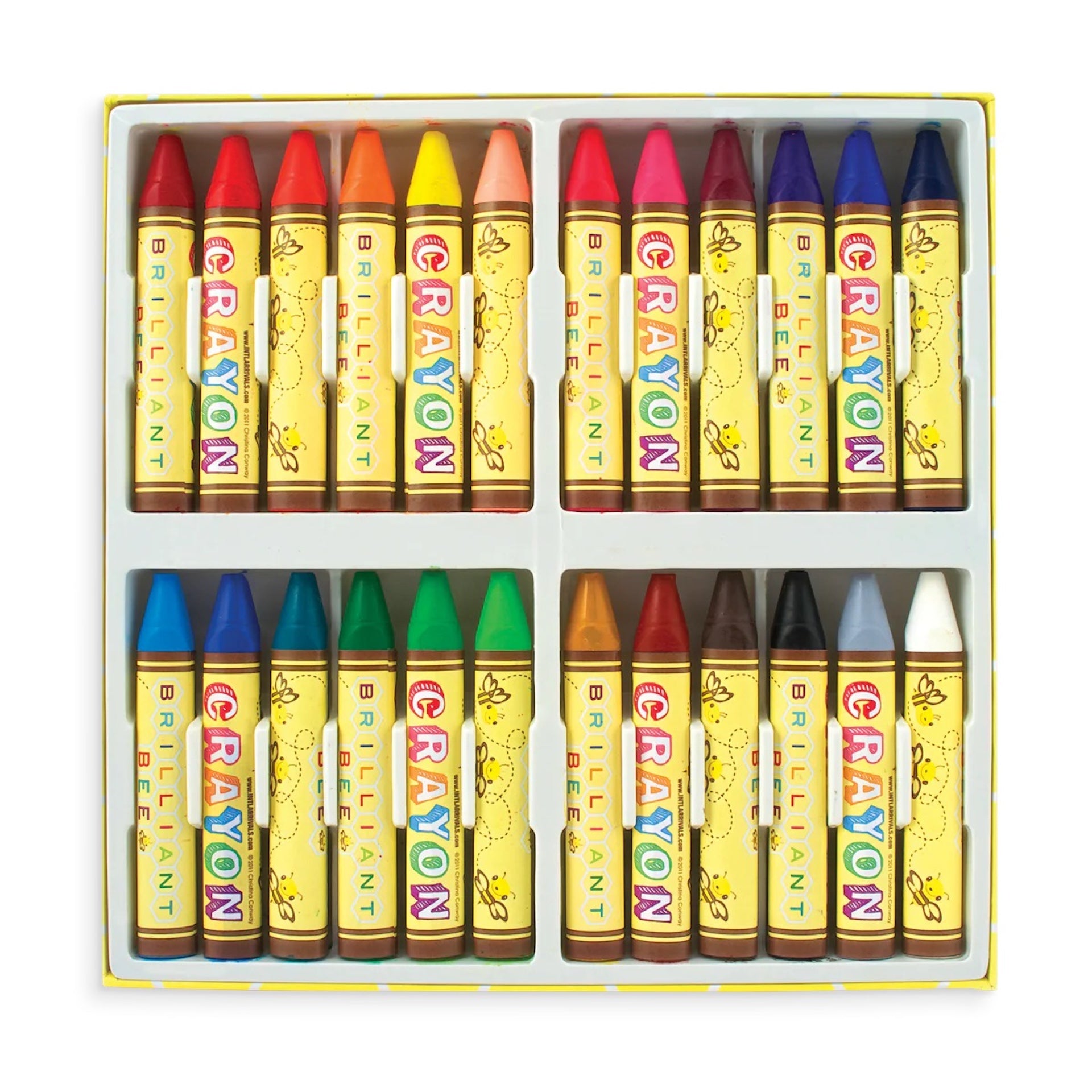 BRILLIANT BEE CRAYONS - SET OF 24 (3 YEARS+)