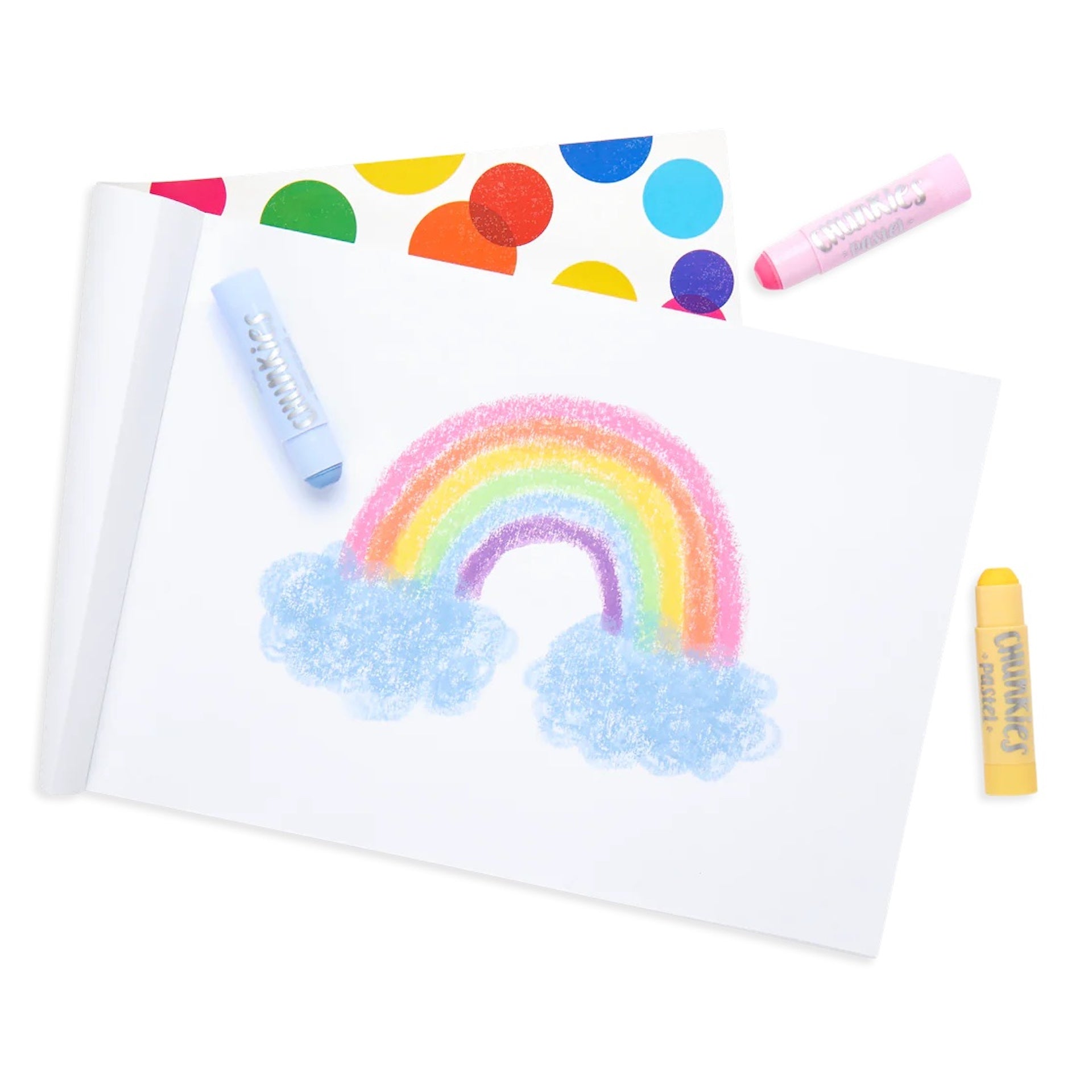 CHUNKIES PAINT STICKS - 6 COLOURS PASTEL (3 YEARS+)