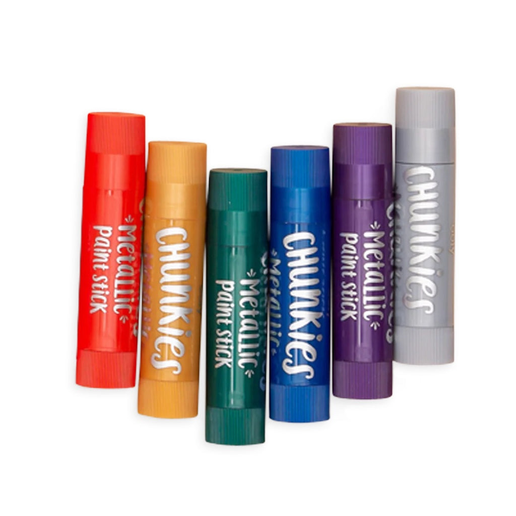CHUNKIES PAINT STICKS - 6 METALLIC COLOURS