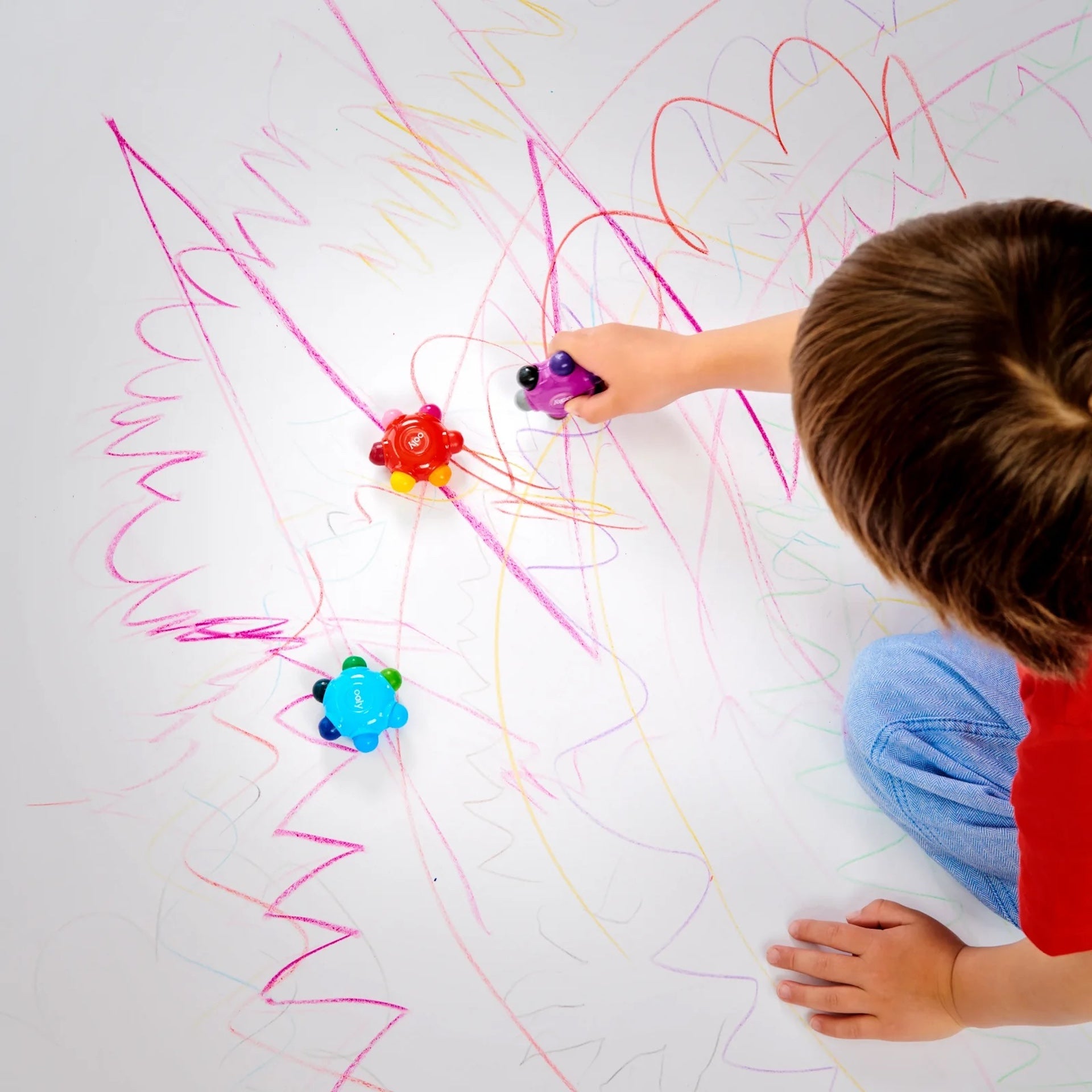 COLOUR BURST GRIP CRAYONS