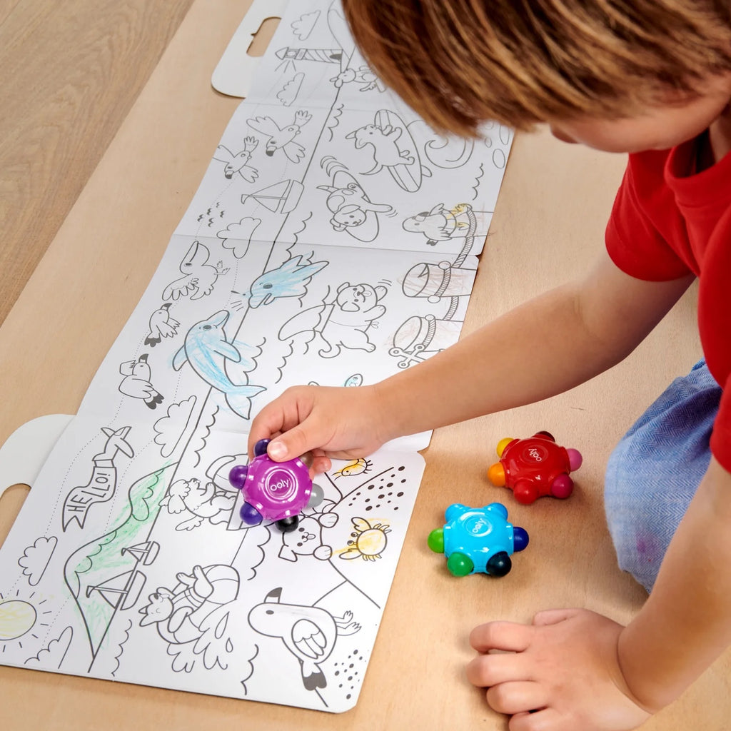 COLOUR BURST GRIP CRAYONS