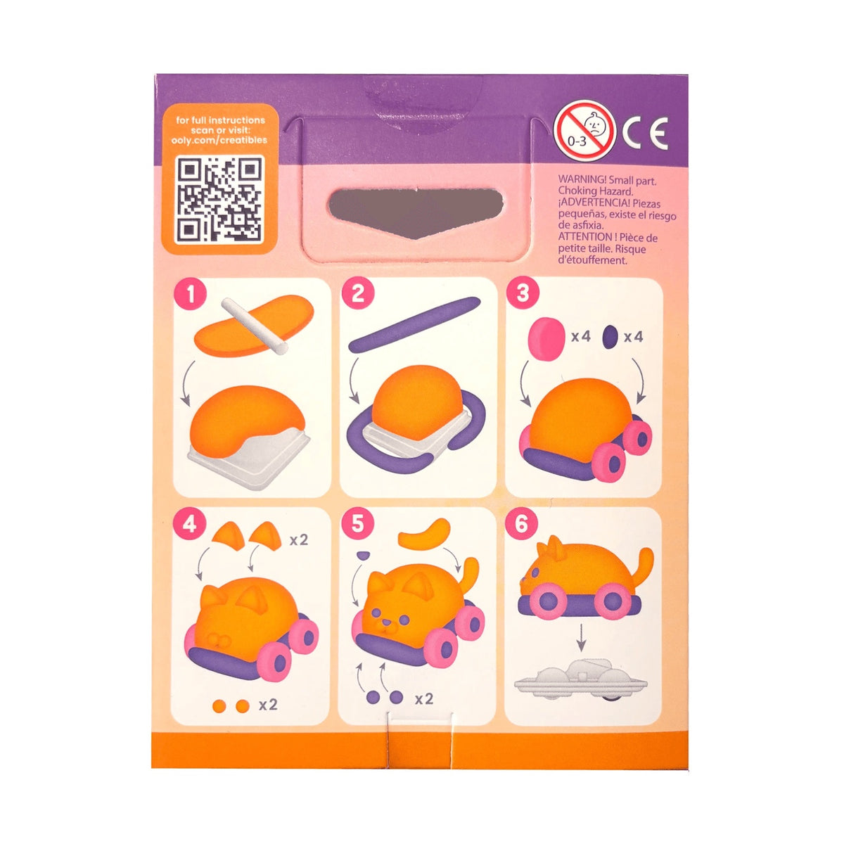 CREATIBLES DIY AIR DRY CLAY CAR KIT - TURBO TABBY