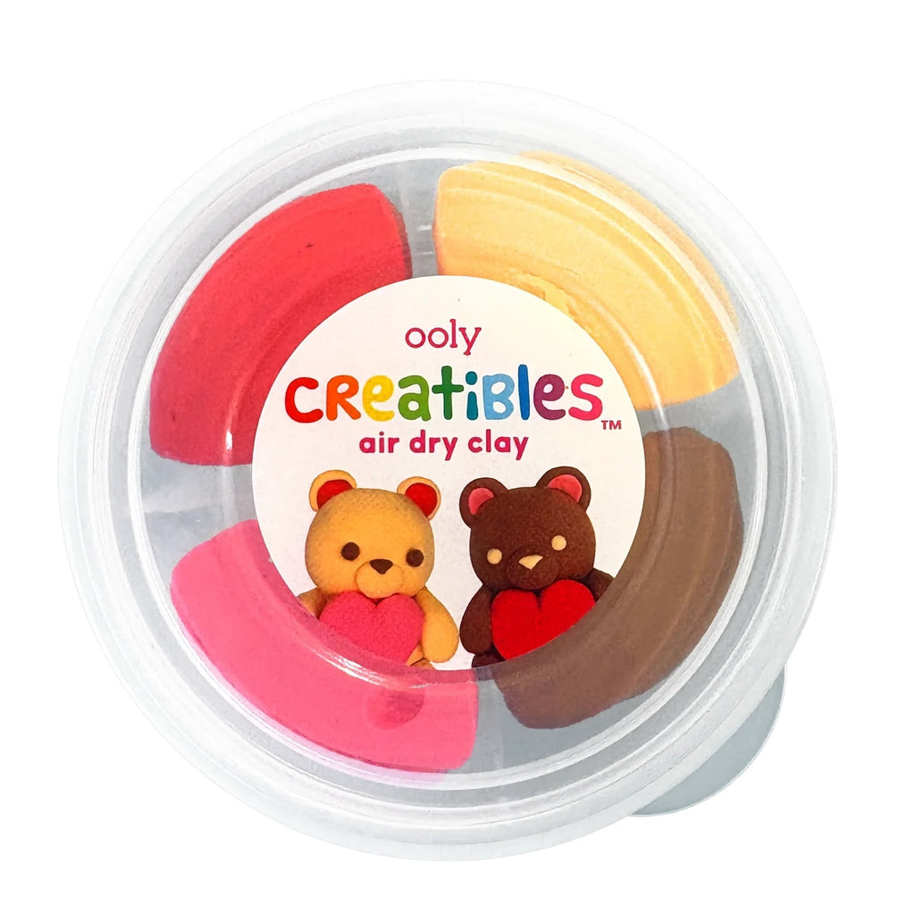 CREATIBLES DIY AIR DRY CLAY KIT 4 PIECE SET (6 YEARS+) - LOVELY BEARS