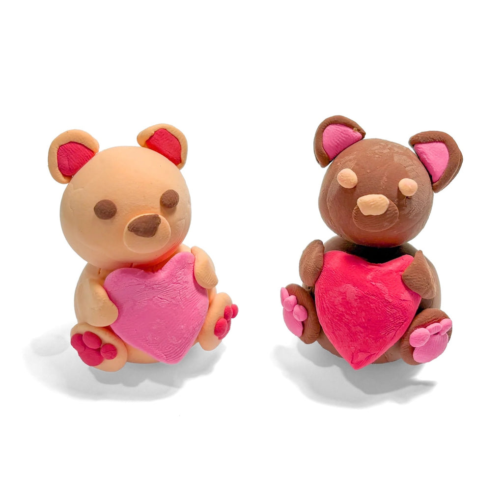 CREATIBLES DIY AIR DRY CLAY KIT 4 PIECE SET (6 YEARS+) - LOVELY BEARS