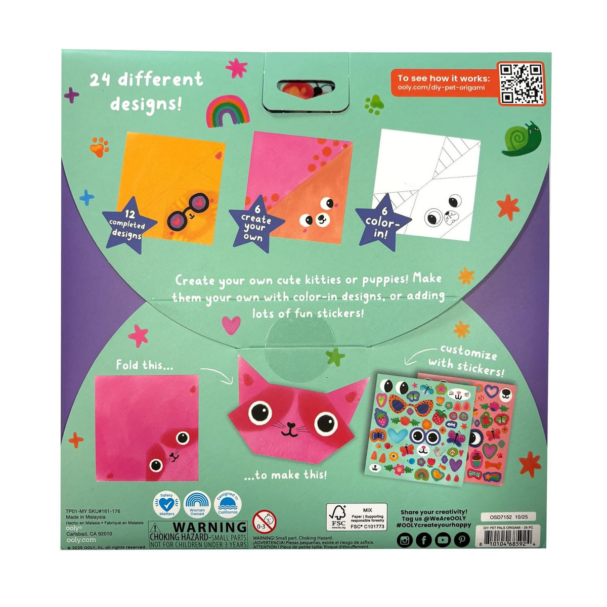 DIY PET PALS ORIGAMI (6 YEARS+)
